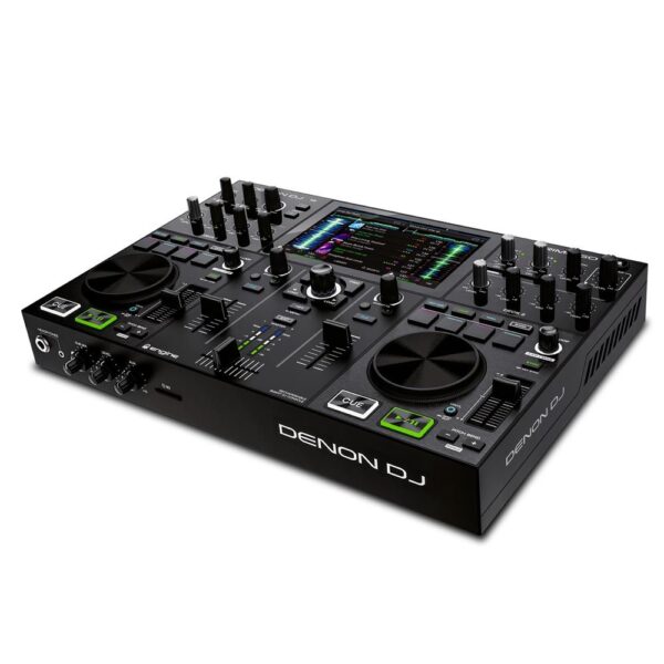 Denon DJ Prime Go 2-Deck Rechargeable Smart DJ Console with 7-inch Touchscreen