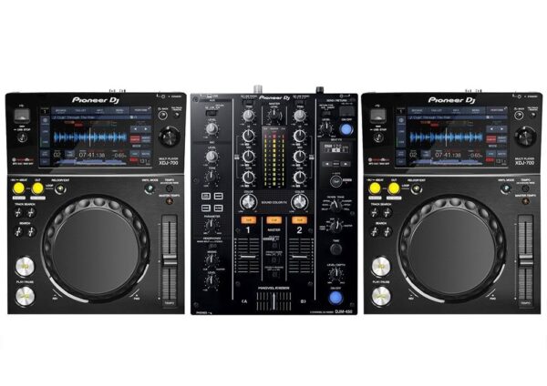 Pioneer DJ XDJ-700 and DJM-450 DJ Equipment Package